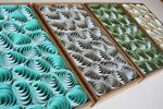 No. 02 Acoustic Diffuser Panel - Gradient Modern Abstract Wall Art | Wall Sculpture in Wall Hangings by Joseph Aurelius