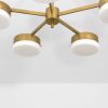 Celeste Luminescence | Chandeliers by DESIGN FOR MACHA. Item composed of brass and glass