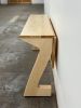 Handmade Drop-Leaf Console Table: Mid-Century Modern Dining Table, USA made | Banquette Table in Tables by Marco Bogazzi