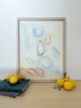 MEMORIES #2, Original Framed Painting | 18" x 20" | Oil And Acrylic Painting in Paintings by Damaris Kovach. Item made of canvas works with contemporary style
