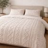 Sonoma Tufted Duvet Cover Set — Textured Cotton in Soft Whit | Linens & Bedding by Busa Designs