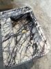 Lilac Marble Sink: Hand Carved Rectangle Wall Mount Sink | Water Fixtures by AEGEAN MARBLE ARTISAN ATELIER
