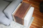 Live Edge Walnut Ottoman Foot Stool Table | End Table in Tables by Hazel Oak Farms. Item made of walnut