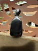 Little Lady- single female figurine with cat | Sculptures by YENNY COCQ