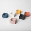 Incense Holders (Square) - Terrazzo | Decorative Objects by Pretti.Cool. Item composed of concrete and glass