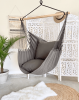 Classic Gray Hammock Chair Swing | CLASSIC GRAY | Chairs by Limbo Imports Hammocks. Item composed of cotton