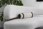 CHURO Decorative Bolster, Woven | Pillow in Pillows by ANDEAN. Item made of cotton with bronze works with contemporary & traditional style