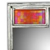 Metal Mirror With Iridescent Glass | Decorative Objects by Sand & Iron