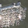 Matrix Crystal Linear Suspension Chandelier | Chandeliers by Michael McHale Designs. Item made of metal with glass