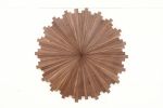 Starburst Black Walnut: wood wall art | Wall Sculpture in Wall Hangings by Craig Forget. Item composed of walnut in mid century modern or contemporary style