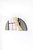 "Glissando Half Circle" | Mirror in Decorative Objects by Candice Luter Art & Interiors. Item composed of glass