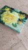 Yellow flowers rose painting on canvas, Original flower rose | Oil And Acrylic Painting in Paintings by Natart. Item made of canvas & synthetic compatible with contemporary style