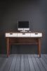 Standing Desk | Tables by ROMI. Item made of birch wood works with minimalism & mid century modern style