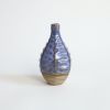 Hexagon in Coral Blue | Vase in Vases & Vessels by by Alejandra Design. Item made of ceramic