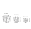 (L) Hull Basket in Red Earth | Storage Basket in Storage by Knots Studio