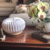 Sphere M - modern origami table lamp, accent desk lamp | Lamps by Studio Pleat. Item composed of wood and paper in minimalism or contemporary style