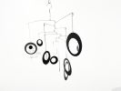 Modern Mobile in Black For Any Room -  Circles and Rings | Sculptures by Skysetter Designs. Item in modern style