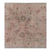 Faded Turkish Karapinar Rug With Floral Motifs 4'7'' x 7'8'' | Area Rug in Rugs by Vintage Pillows Store. Item made of cotton with fiber