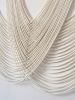 Macrame Wall Hanging Beige Cotton Fiber Art Large Boho Wall Decor Handmade Woven Tapestry Minimalist Textile Wall Art Wooden Home Decor | Wall Hangings by İnanç Yılmaz