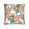 Marigold Floral Silk Cushion | Pillows by Sean Martorana. Item made of cotton