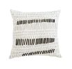 Terrains Pillow | Charcoal | Cushion in Pillows by Jill Malek Wallpaper. Item composed of cotton