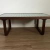 Tile-Top-Coffee Table — Solid Black Walnut-ceramic tile | Tables by Warnkestudio