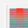 California Stripe Colour Study Print | Prints in Paintings by Amelia Coward