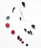 Large Mobile Hudsons Bay Mobile - Black Red Mid Century | Wall Sculpture in Wall Hangings by Skysetter Designs. Item composed of metal in mid century modern style