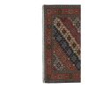 Embroidered Soumak Tapestry, Vintage Handmade Cottage Decor | Small Rug in Rugs by Vintage Pillows Store. Item made of cotton & fiber