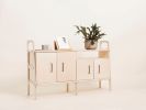 Mid century modern Sideboard, Retro Sideboard | Cabinet in Storage by Plywood Project. Item made of birch wood works with minimalism & mid century modern style