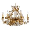 Alan Mizrahi IQ2108 Gold Flower Lustre | Chandeliers by Alan Mizrahi Lighting Design