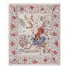 Vintage Folk Art Silk Human Pictorial Suzani From Uzbekistan | Tablecloth in Linens & Bedding by Vintage Pillows Store