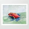 Blue Jeans | Prints by Brazen Edwards Artist. Item made of canvas with paper