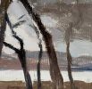 Vintage Landscape with trees | Vintage Winter Scene | Digital Art in Art & Wall Decor by Capricorn Press. Item composed of paper compatible with boho and minimalism style