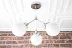 Globe Lights - Modern Ceiling Lamp - Model No. 9174 | Chandeliers by Peared Creation. Item composed of brass and glass