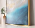 Saint Helena - Canvas Print in Gold Floater Frame | Prints by Julia Contacessi Fine Art. Item composed of canvas