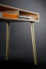Modern Oak Desk with Open Cubbies Mid Century Design | Tables by Manuel Barrera Habitables. Item made of oak wood