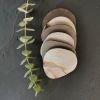 Irregular shape stone coasters for cups, glasses. Set of 6 | Tableware by DecoMundo Home. Item composed of stone compatible with minimalism and country & farmhouse style