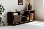 Mid century modern sideboard, Sideboard buffet | Storage by Plywood Project. Item composed of oak wood compatible with minimalism and mid century modern style