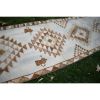 Hand-Knotted White Wool Turkish Kurdish Herki Runner | Runner Rug in Rugs by Vintage Pillows Store. Item made of cotton with fiber