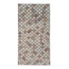 Checkered Pair Turkish Sparta Rug - Set of Two 3'10" X 6'2" | Area Rug in Rugs by Vintage Pillows Store. Item made of birch wood & cotton