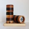 Pepper mill and salt mill set - cherry(birch)/walnut - 6'' | Vessels & Containers by Slice of wood / Tranche de bois