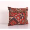 Vintage Turkish Oushak Rug Pillow Cover, Handmade Carpet Cus | Cushion in Pillows by Vintage Pillows Store