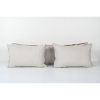 Ikat Colorful Pillow Cover - Set of Three Silk Velvet Lumbar | Cushion in Pillows by Vintage Pillows Store