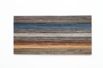 Gradient Blue 60"x30" wood wall art | Wall Sculpture in Wall Hangings by Craig Forget. Item made of wood compatible with mid century modern and contemporary style