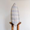 Grey and Blue Plaid Wool Pillow 20x20 | Pillows by Vantage Design
