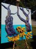 "Two trees and their flowers." | Mixed Media in Paintings by Natasha Kanevski. Item compatible with minimalism and contemporary style