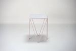 Avior - Carrara marble side table | Tables by DFdesignLab - Nicola Di Froscia. Item made of steel with marble works with minimalism & contemporary style