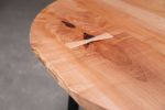 Round Maple Dining Table | Tables by Urban Lumber Co.. Item composed of steel