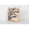 Square Tashkent Suzani Pillow Case Made from a 19th Century | Cushion in Pillows by Vintage Pillows Store